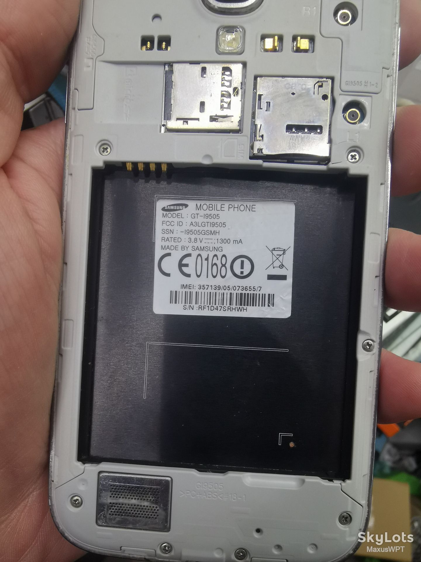 #522 Sklad Samsung S4 I9505 gray blue - фото фото фото 2