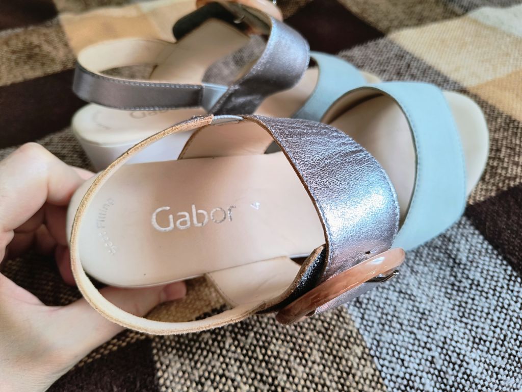 Босоніжки шкіра Gabor - фото фото фото 4