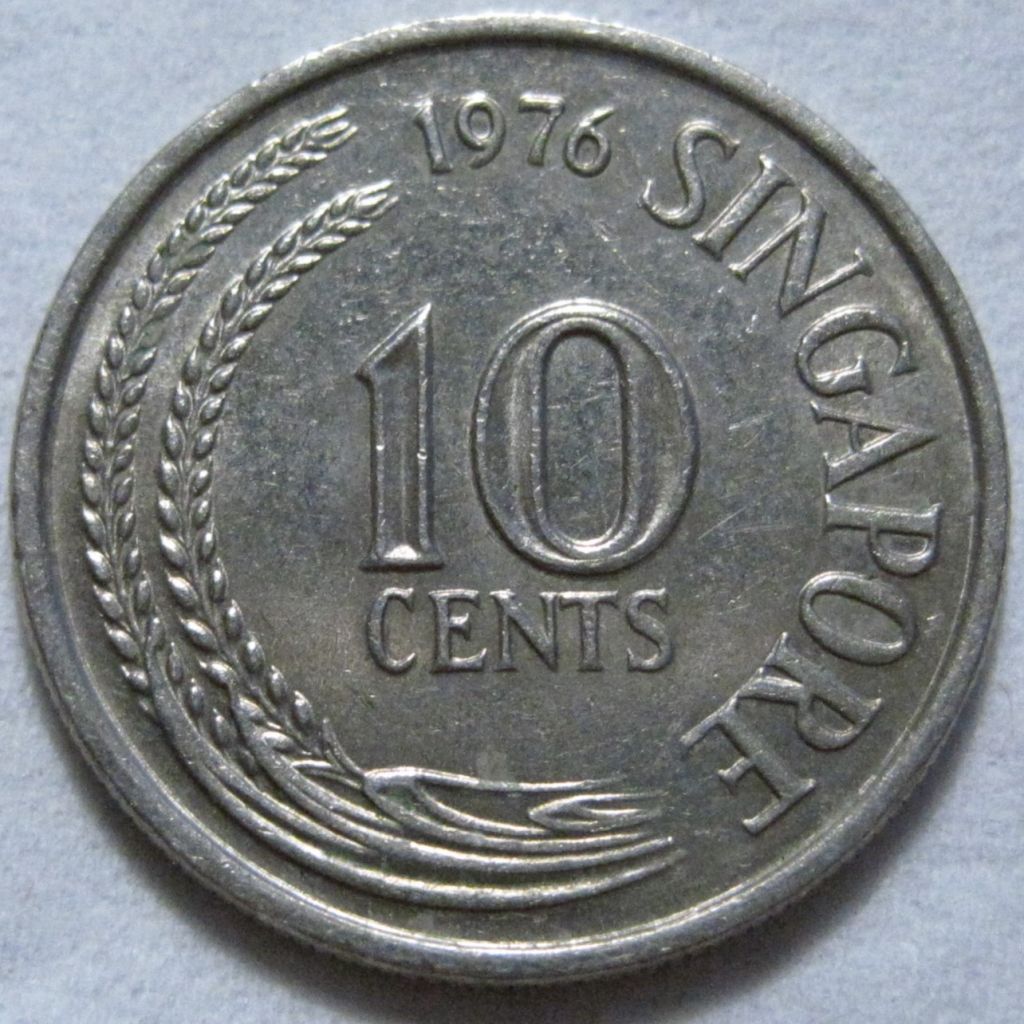 Сінгапур 10 центів 1976 року #6П563 - фото фото фото 0