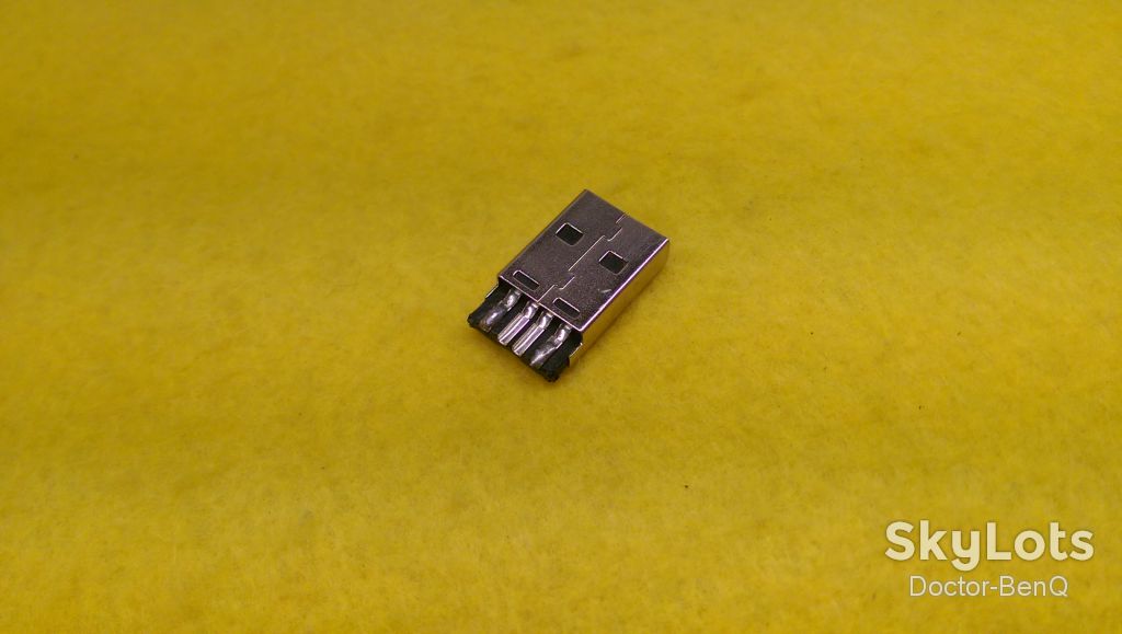 Штекер вилка USB разъем питания 4pin папа для флешки модема - фото фото фото 2