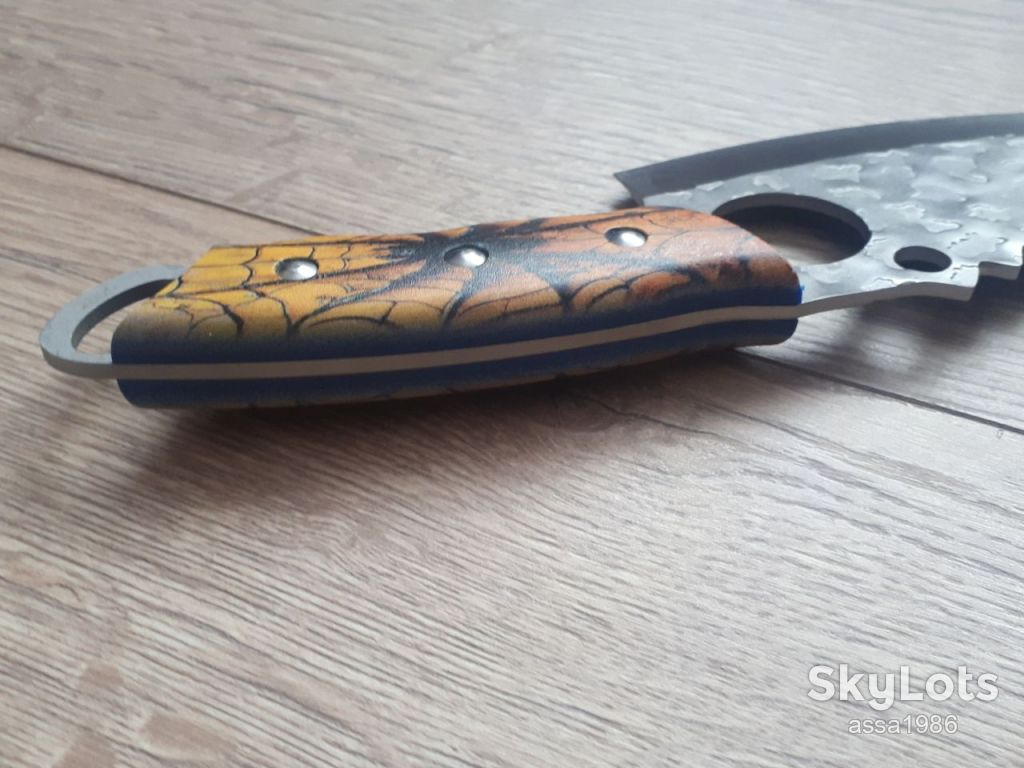 Кухонний ніж-сокира  (cleaver) Цай-дао для нарізки м'яса,овочів+чохол - фото фото фото 5