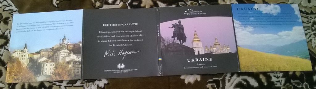 Набор монет Украина пластик картон набір Україна - фото фото фото 3