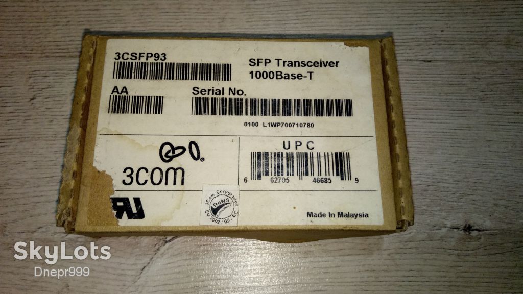 Модуль трансивер 3CSFP93-4500 SFP Transceiver 1000-Base-T LCP-1250RJ3S    (A) 3 ШТУКИ/ЛОТ - фото фото фото 2