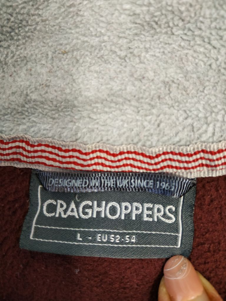 Кофта чоловіча флісова коричнева CRAGHOPPERS p-p L - фото фото фото 7