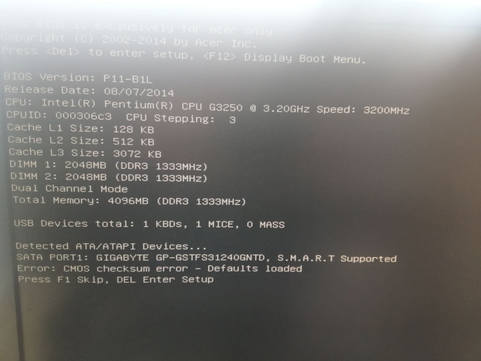 Acer Aspire TC-705 + Pentium G3250 3,2GHz - фото фото фото 2