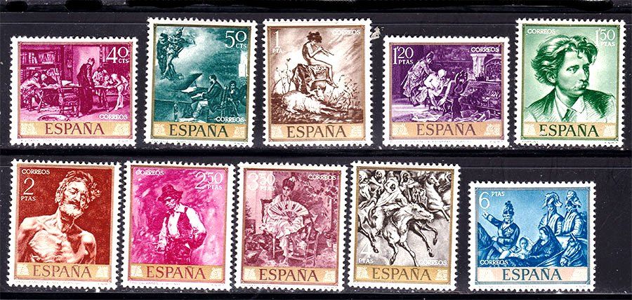 EU  Испания 1968 г  MNH  - искусство - фото фото фото 0