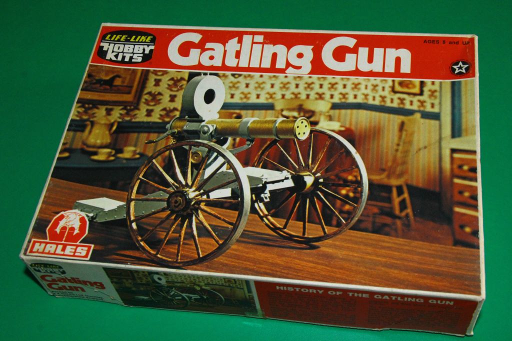 КУЛЕМЕТ ГАТЛІНГА  HOBBY KITS пушка для фігурок 100-150мм - фото фото фото 0
