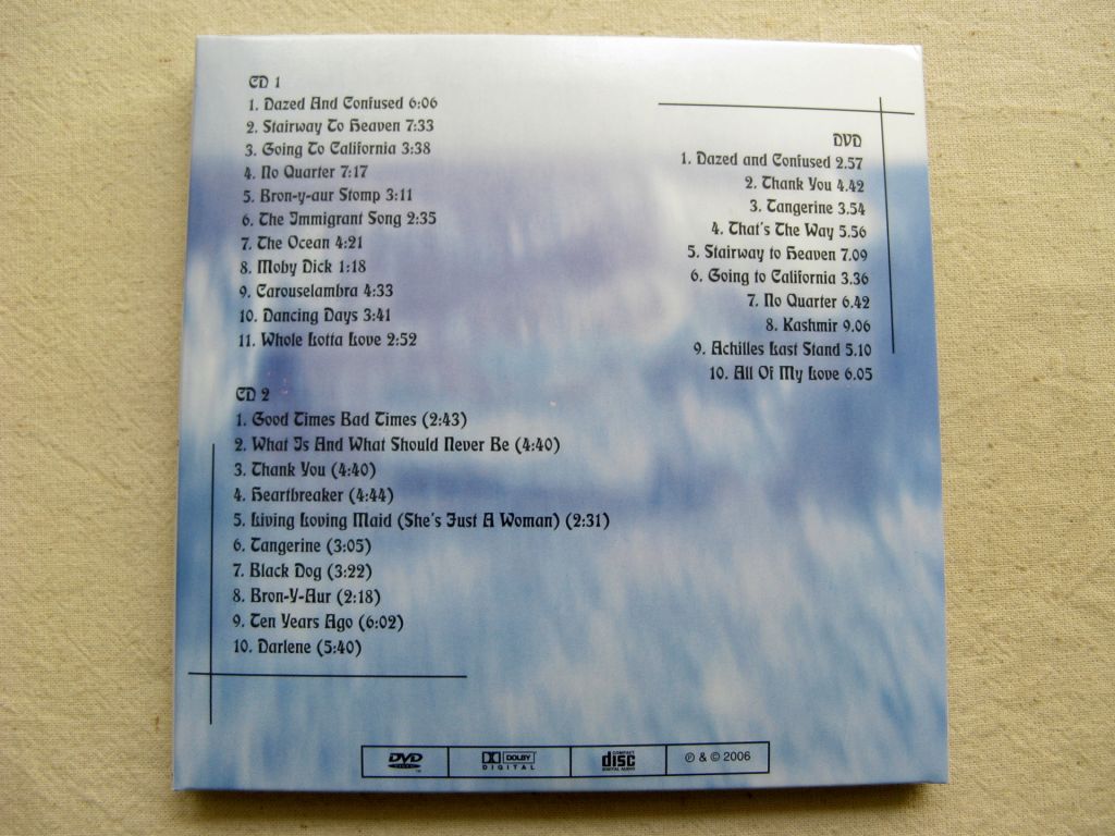 CDLP Led Zeppelin Tribute. The String Quartet Tribute to Led Zeppelin. 2CD+DVD. 2006. - фото фото фото 6