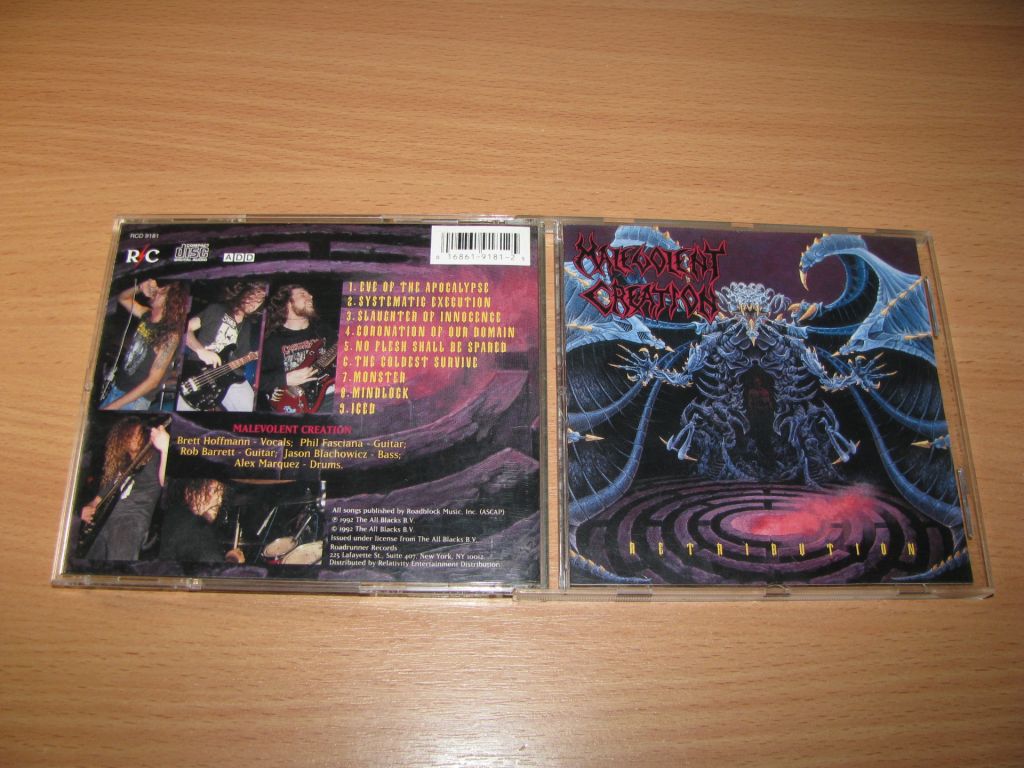 MALEVOLENT CREATION - Retribution    (1992 Roadracer 1st press,USA) - фото фото фото 0