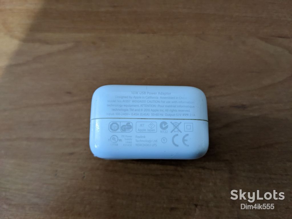 Сетевое зарядное устройство Apple 10W USB Power Adapter Оригинал - фото фото фото 3