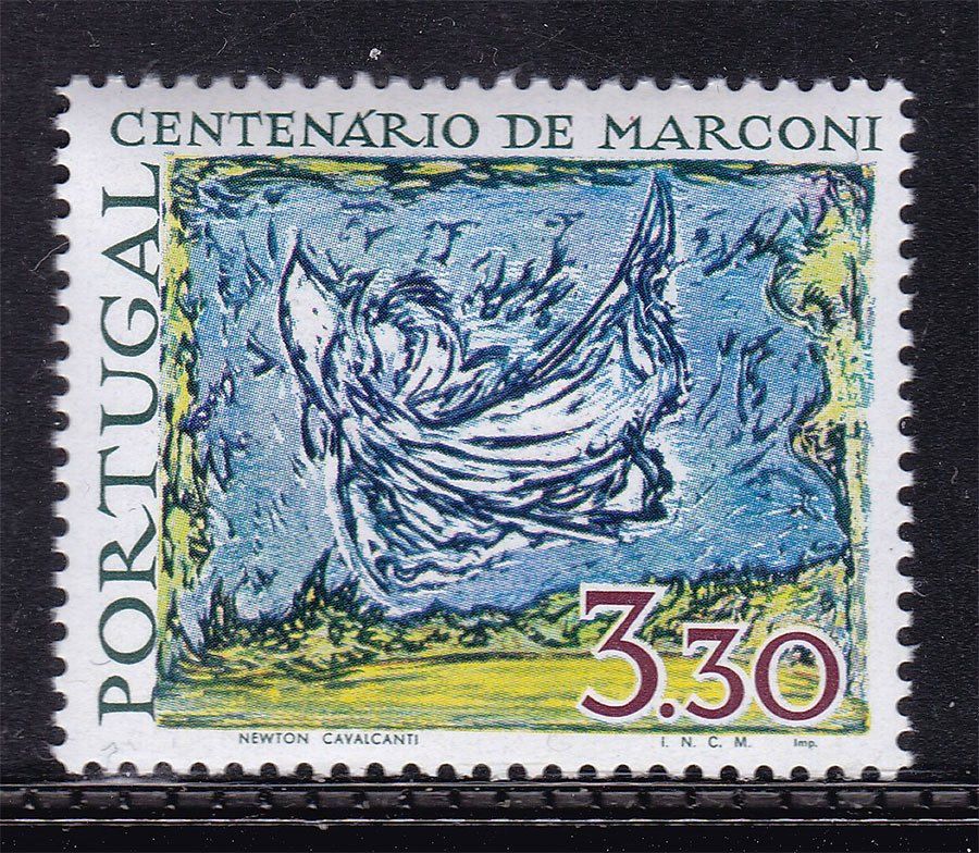 ZM  Португалия  1974 г MNH - Маркони - фото фото фото 0