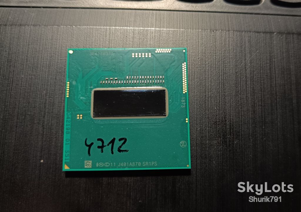 Процессор для ноутбука Intel Core i7-4712MQ 3.3GHz SocketG2 SR1PS - фото фото фото 0