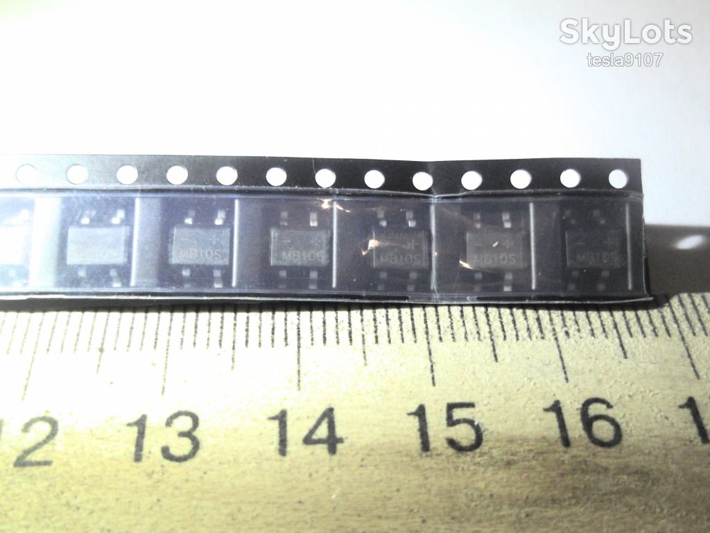 Диодный мост MB10S SMD     (1шт - лот) - фото фото фото 0
