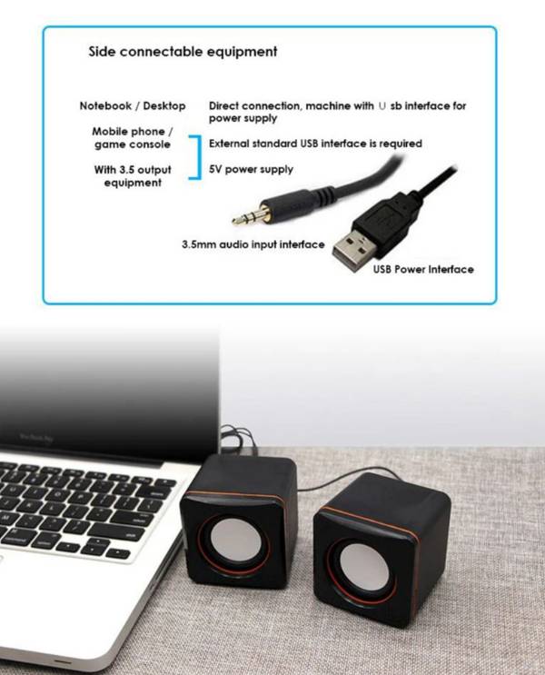 Колонки для комп&amp;#039;ютера, ноутбука USB міні-динамік D-02L - фото фото фото 0