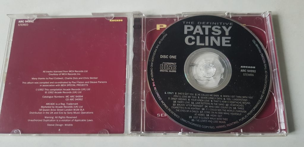 Patsy Cline The Definitive 2CD фірмовий - фото фото фото 2