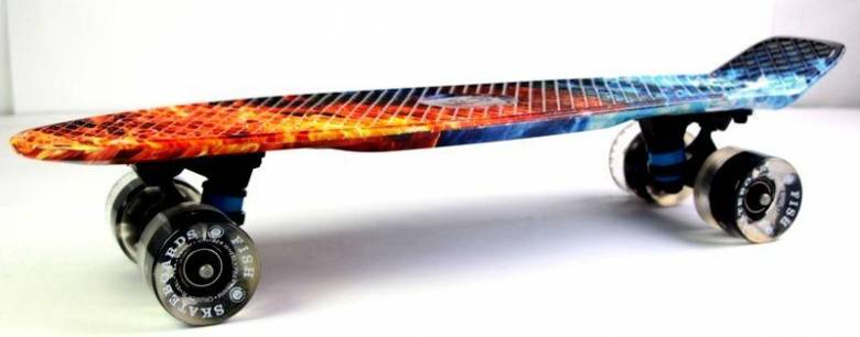 Penny Board "Fish" Fire and Ice (833333694) - фото фото фото 1