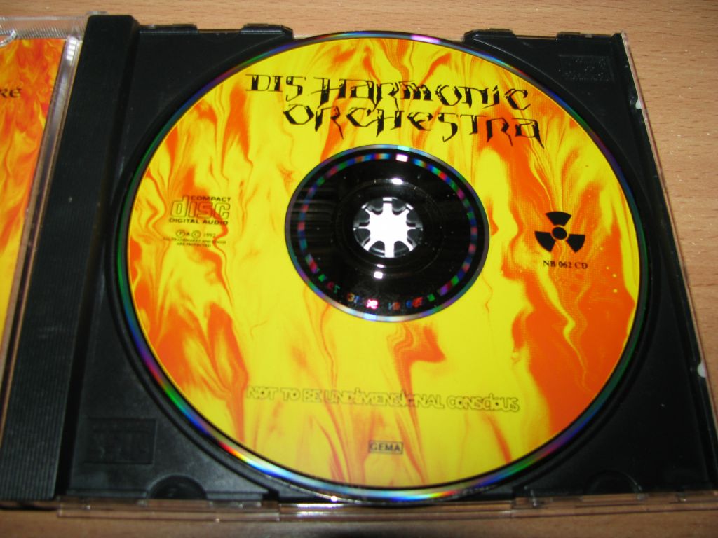 DISHARMONIC ORCHESTRA - Not To Be Undimensional Conscious  (1993 Nuclear Blast,1st press) - фото фото фото 1