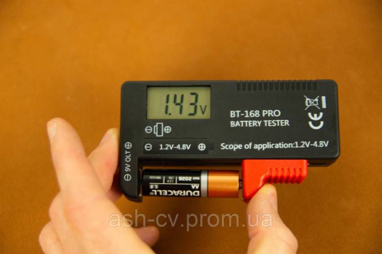 Тестер для батарейок BT-168 Pro (AA, AAA, C, D, 1.5V, 9V) - фото фото фото 0