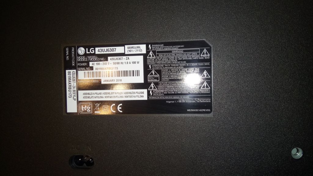 МОДУЛЬ RF MODULE TWCM-K305D LGSBWAC72 С TV LG  РАЗБОРКА - фото фото фото 5