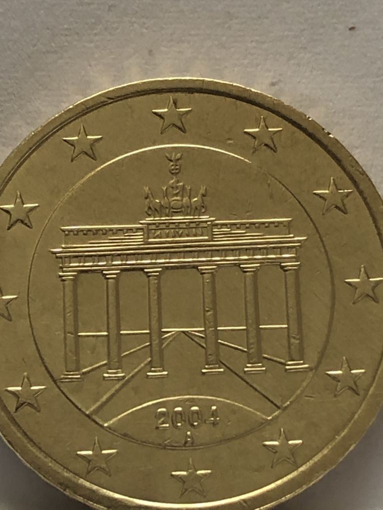 Німеччина 50 євроцентів, 2004 рік. А. Берлін. - фото фото фото 1