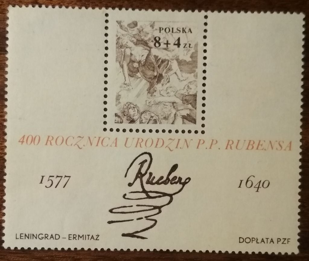 Польша 400 лет со дня рождения Питера Пауля Рубенса 1977 - фото фото фото 0