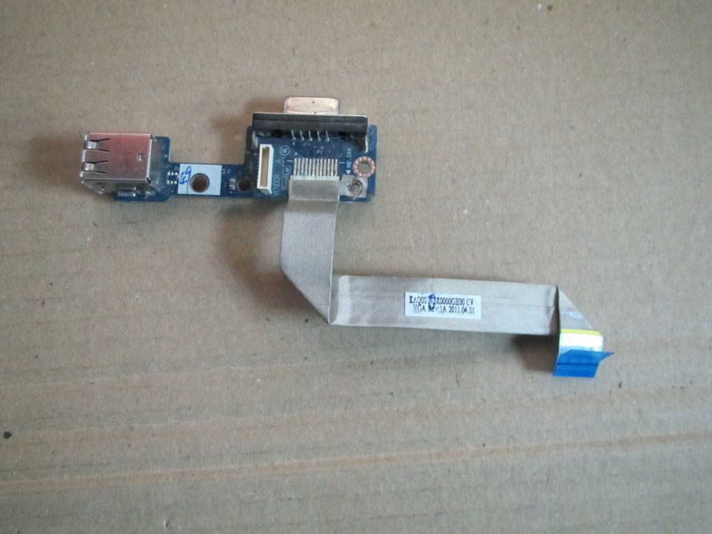 Плата USB+VGA ноутбука HP EliteBook 8540P  (LS-4952P) - фото фото фото 0