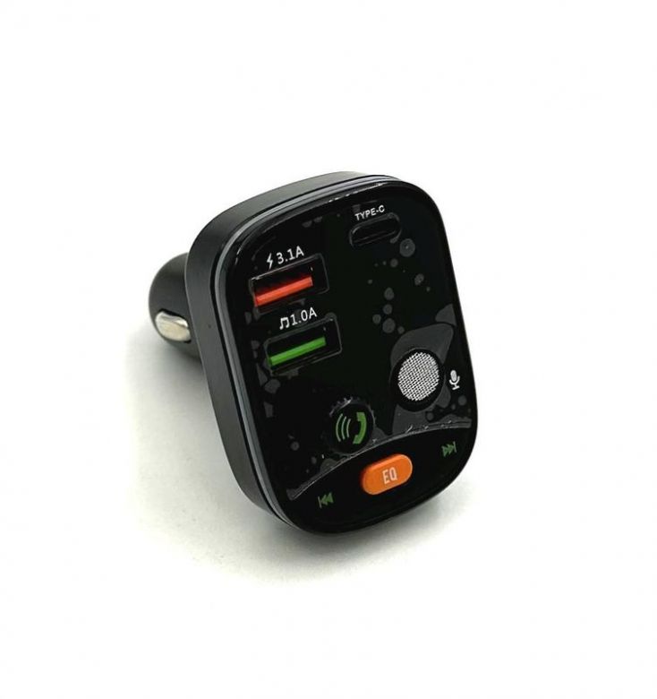 FM модулятор ALS-A010 Bluetooth + зарядка  (2USB/PD/20W/3.1A) Чорний - фото фото фото 2
