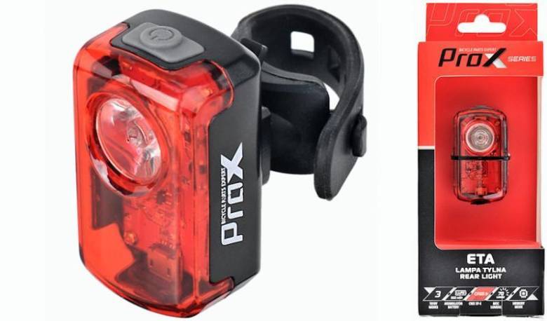 Фара задня ProX Eta CREE XP-E LED, 70 Lm, 500 mAh, USB (A-O-B-P-0412) - фото фото фото 2
