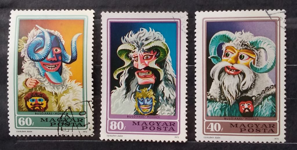 Венгрия 1973 г - Маски Бушо из Мохача - фото фото фото 0