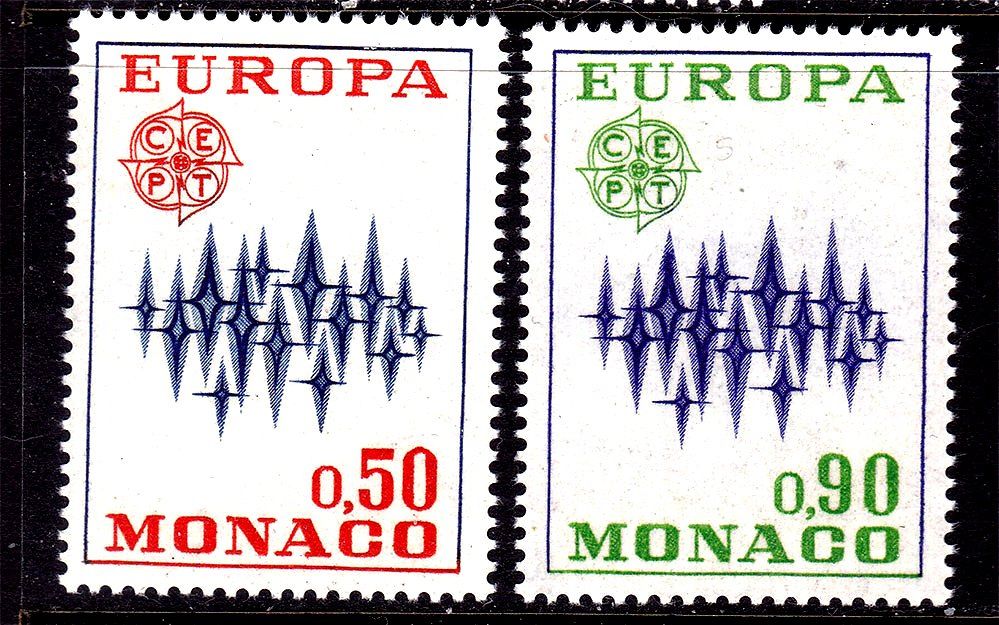 Монако 1972 г  MNH - EUROPA CEPT - - фото фото фото 0