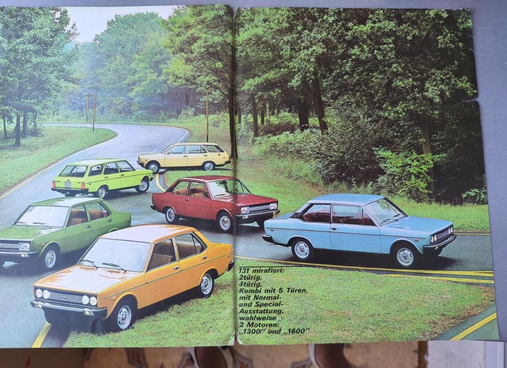 Проспект брошура Fiat 131 Mirafiori - фото фото фото 4