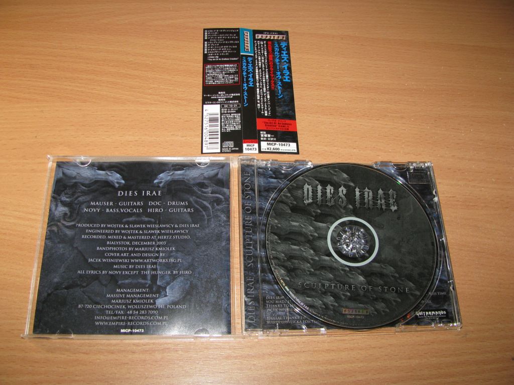 DIES IRAE - Sculpture Of Stone  (2004 Avalon 1st press, Japan) - фото фото фото 1