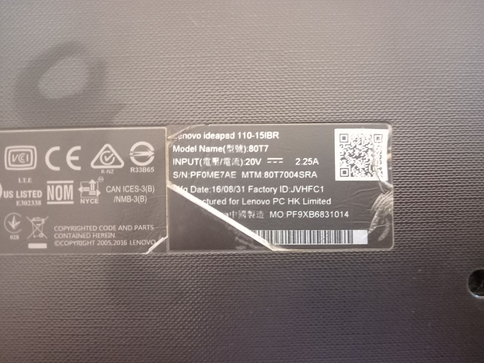 Ноутбук Lenovo ideapad 110-15ibr - фото фото фото 3