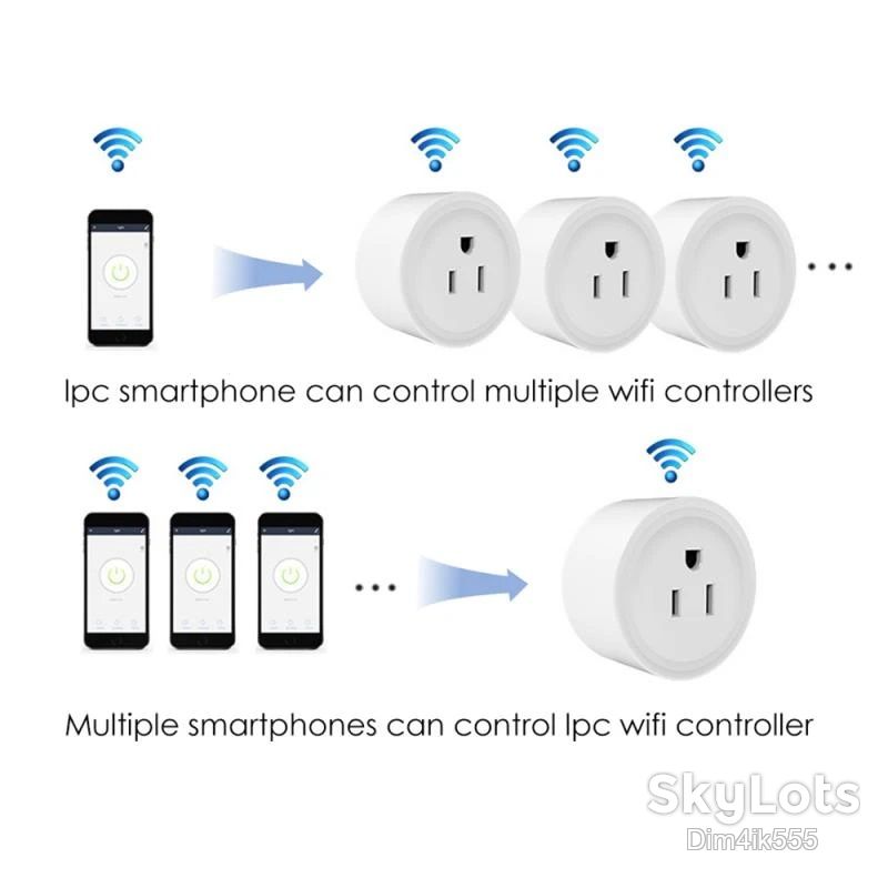 Умная Wi-Fi розетка 10/16/20A US Tuya Smart - фото фото фото 4