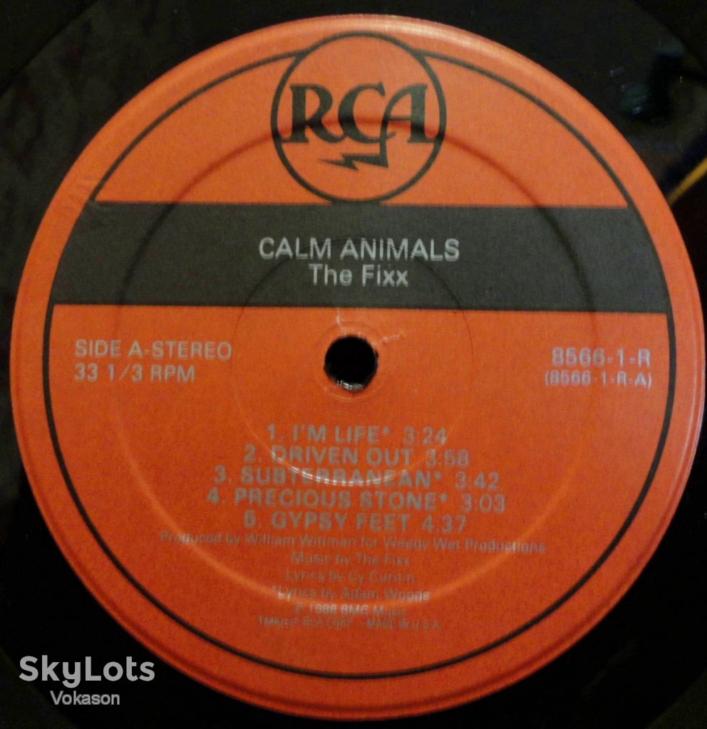 The Fixx - Calm Animals  NM/NM/NM- - фото фото фото 4