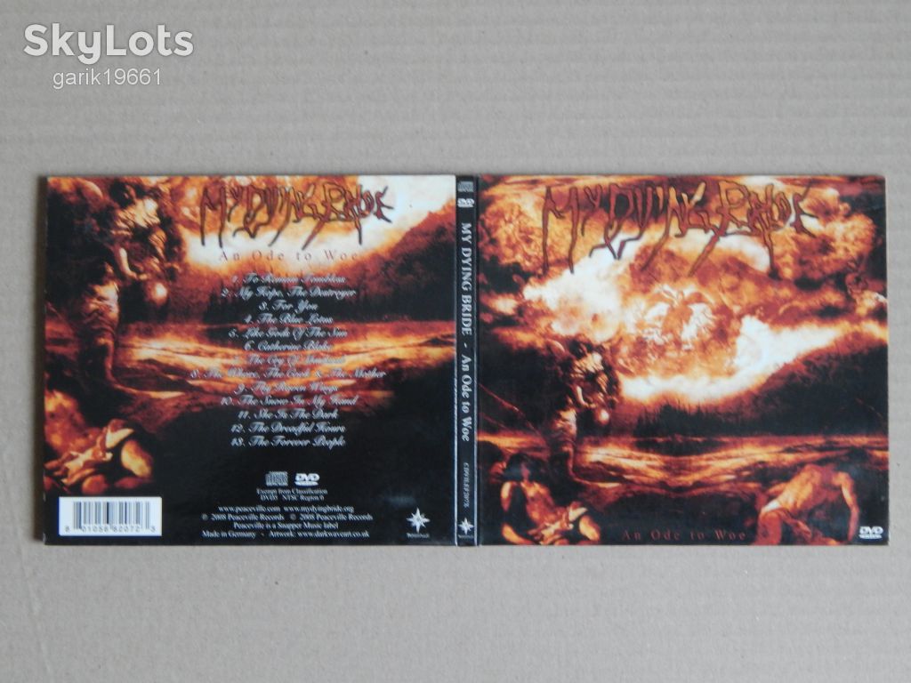 My Dying Bride ‎– An Ode To Woe ( DVD, Unofficial Release, Digipak) - фото фото фото 2