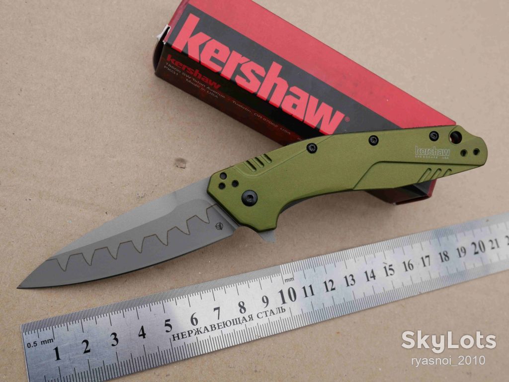 Kersh Dividend 1812OLCB, D2, Aluminum, Replica, Assisted SpeedSafe®, OEM, EDC, Liner Lock - фото фото фото 2