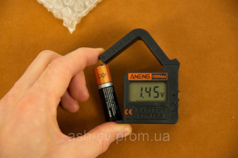 Тестер для батарейок ANENG 168Max (AA, AAA, C, D, 1.5V, 9V) - фото фото фото 5