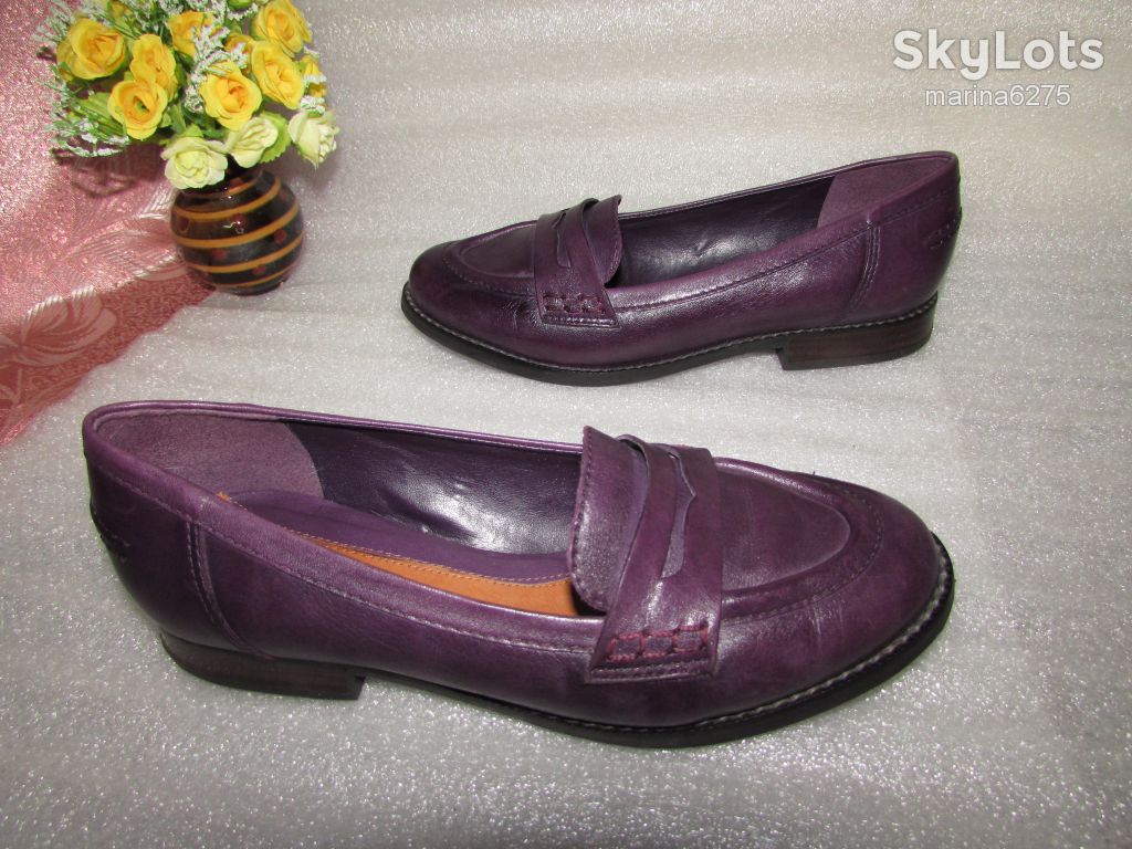 ТУФЛИ ЛОФЕРЫ полностью кожа ~CLARKS ~  р 37 - фото фото фото 0