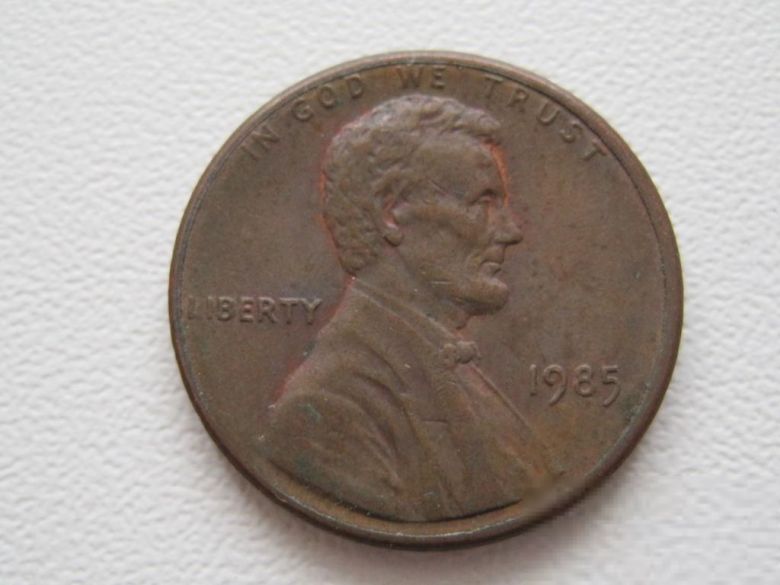 США 1 цент 1985 года 21428 - фото фото фото 0