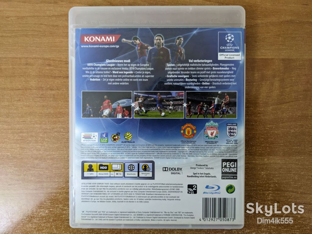 Диск Pro Evolution Soccer 2009   (PES 2009) PS3 - фото фото фото 1