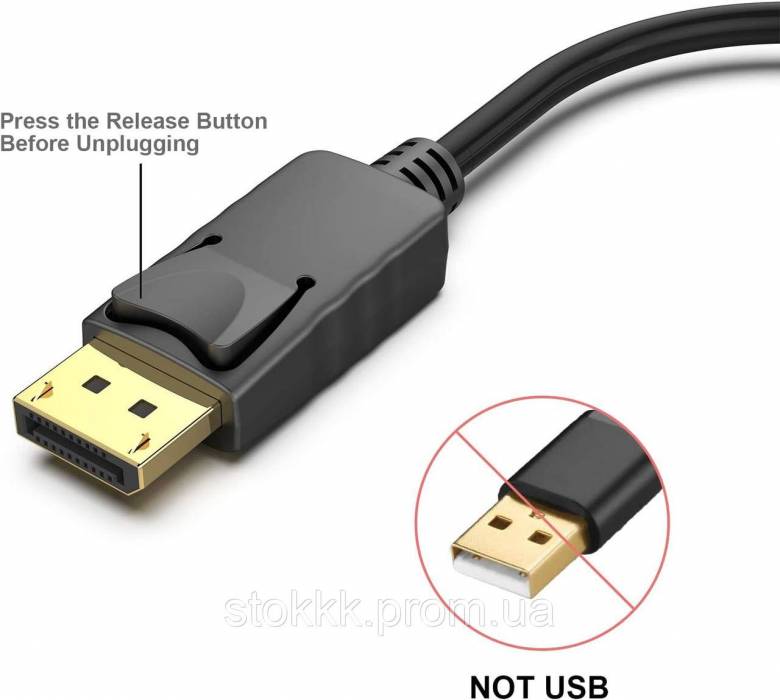 Адаптер Benfei DisplayPort  HDMI Уценка - фото фото фото 5