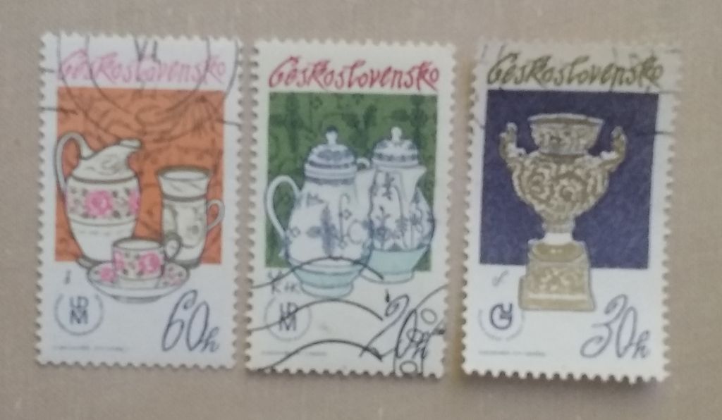 Чехословакия 1977 г - Чехословацкий фарфор, гаш - фото фото фото 2