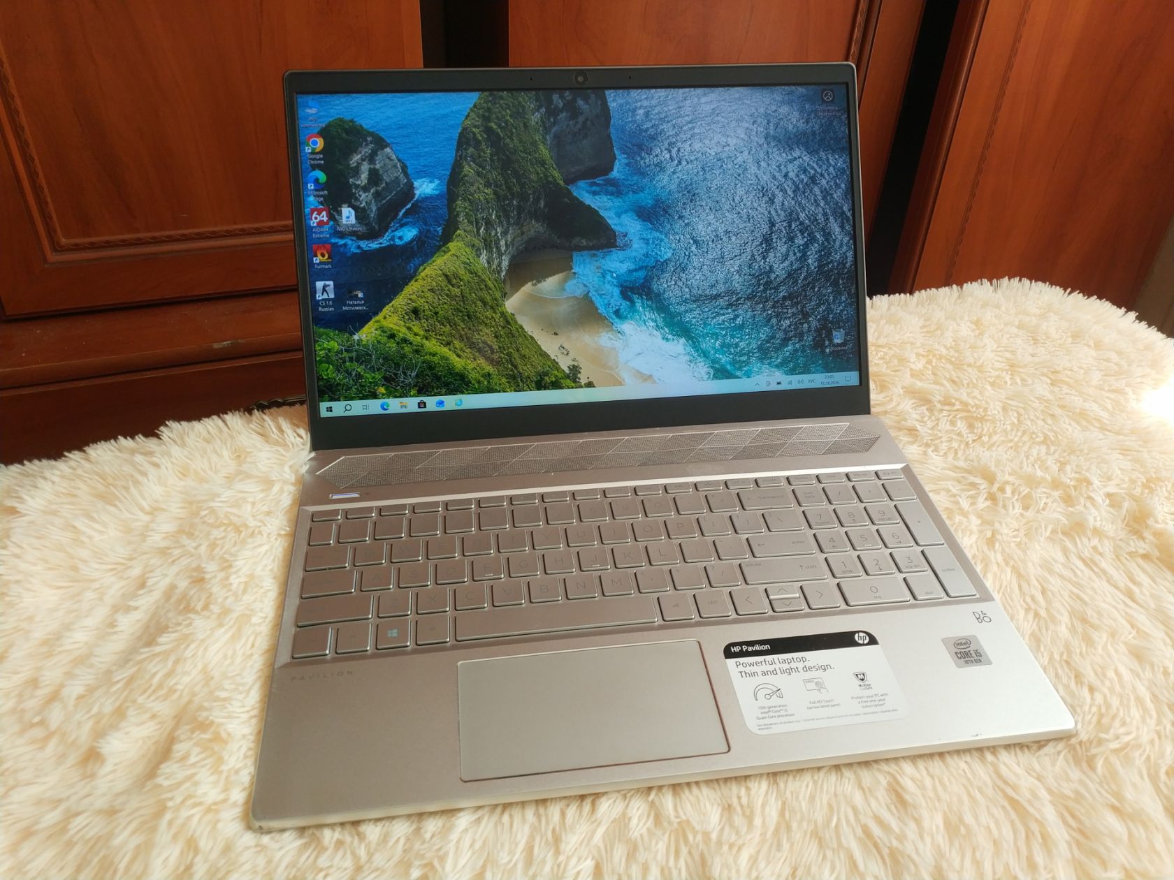 Hp 15.6 Сенсорний FHD IPS i5-1035G1 Акб Відеоогляд - фото фото фото 1