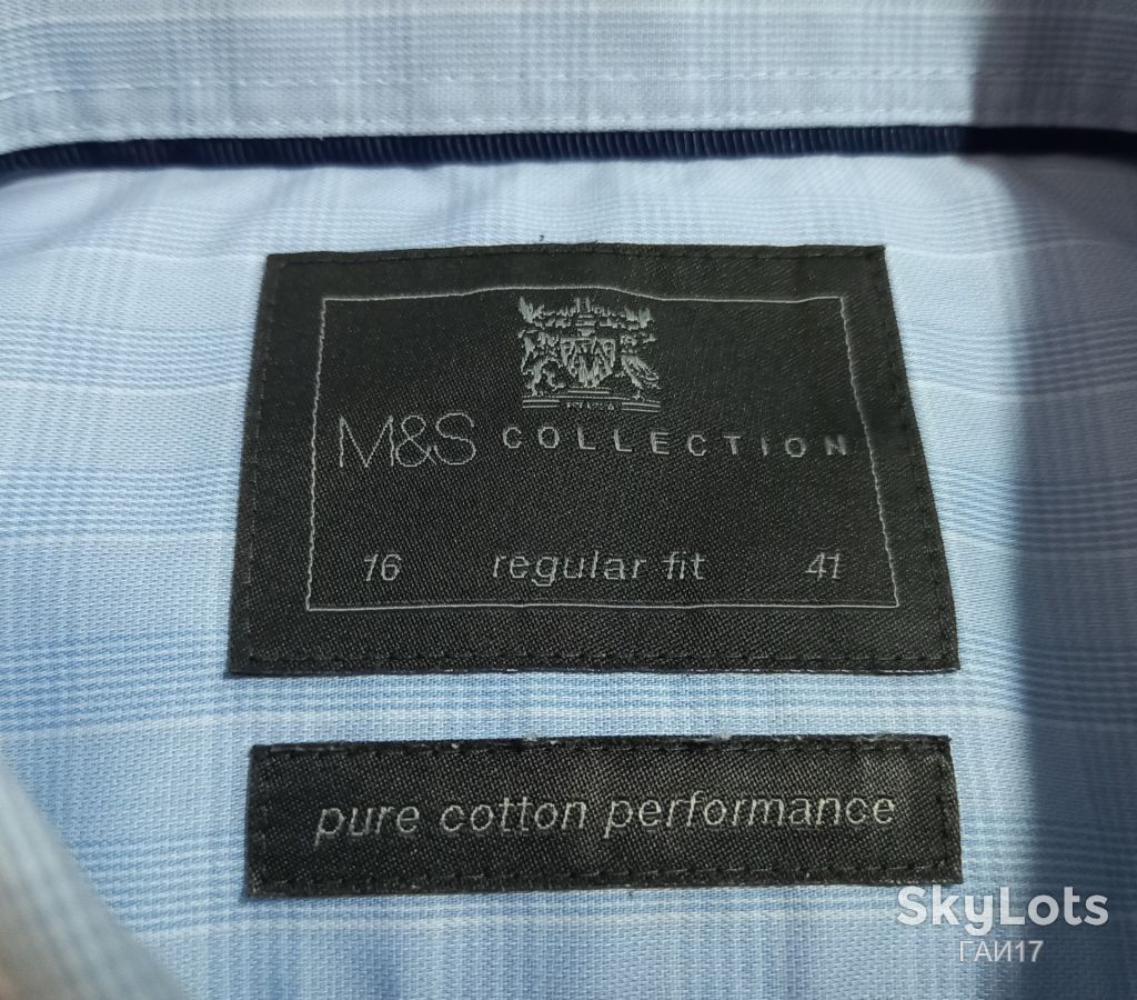 Рубашка от бренда «Мarks &amp; Spencer»/Англия/cotton-100%. - фото фото фото 8