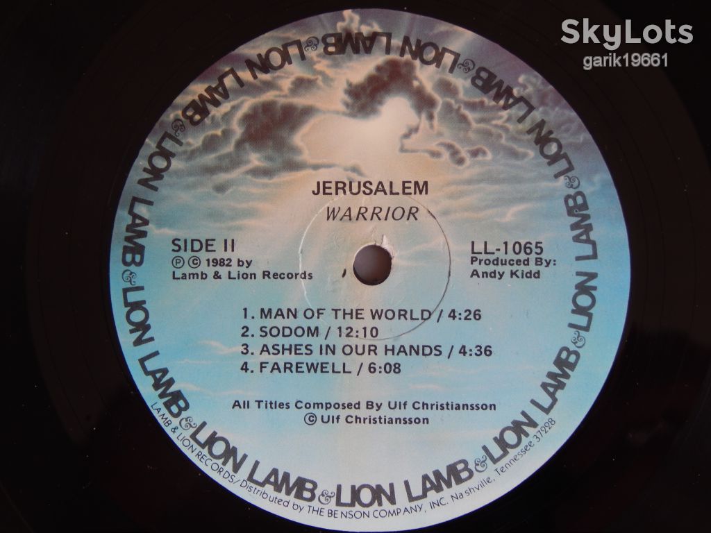 Jerusalem ‎– Warrior   (Lamb &amp; Lion Records ‎– LL-1065, US) EX+/EX+ - фото фото фото 4