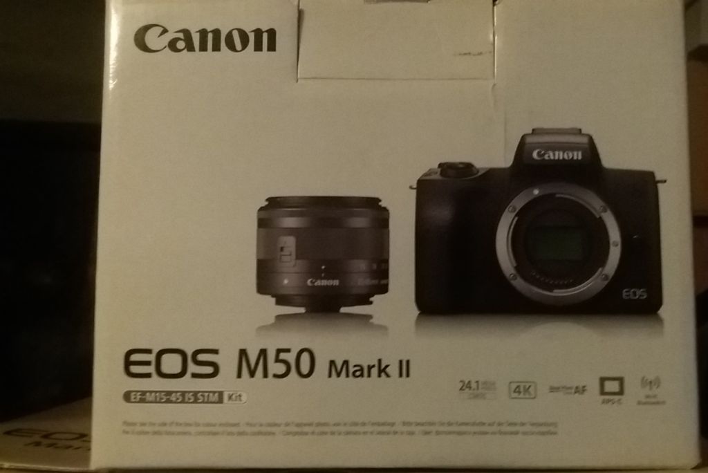 коробка от  canon eos m50 mark ii - фото фото фото 0