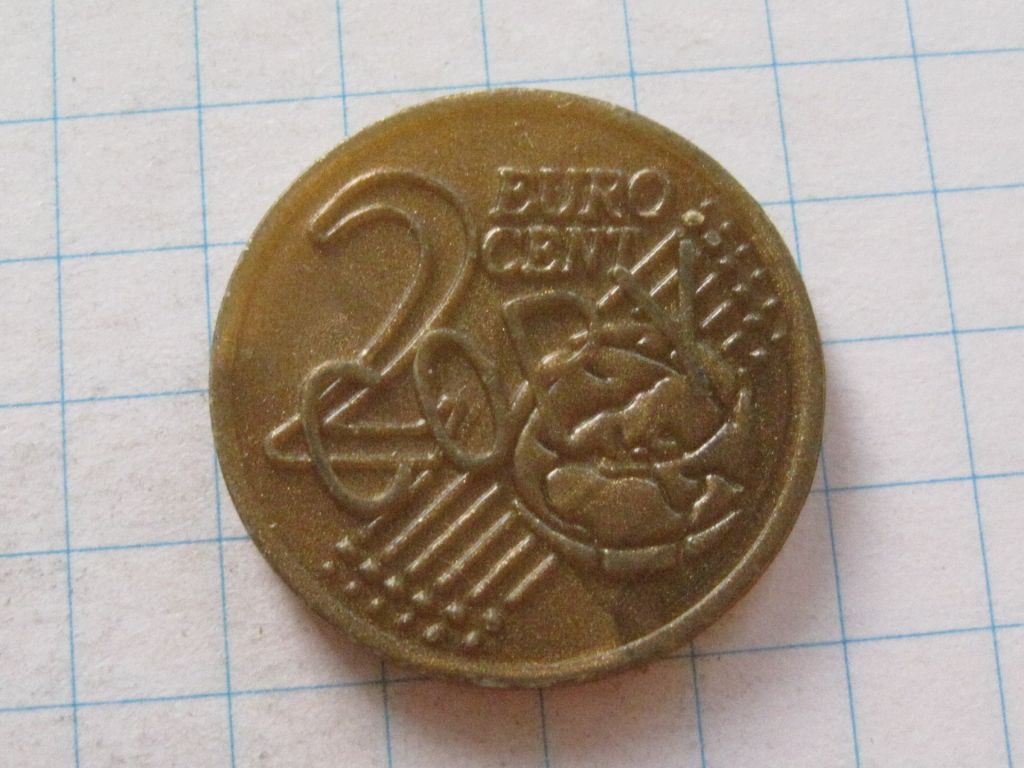 Жетон - 2 EURO CENT COPY - DA 2002 #6П2256 - фото фото фото 0