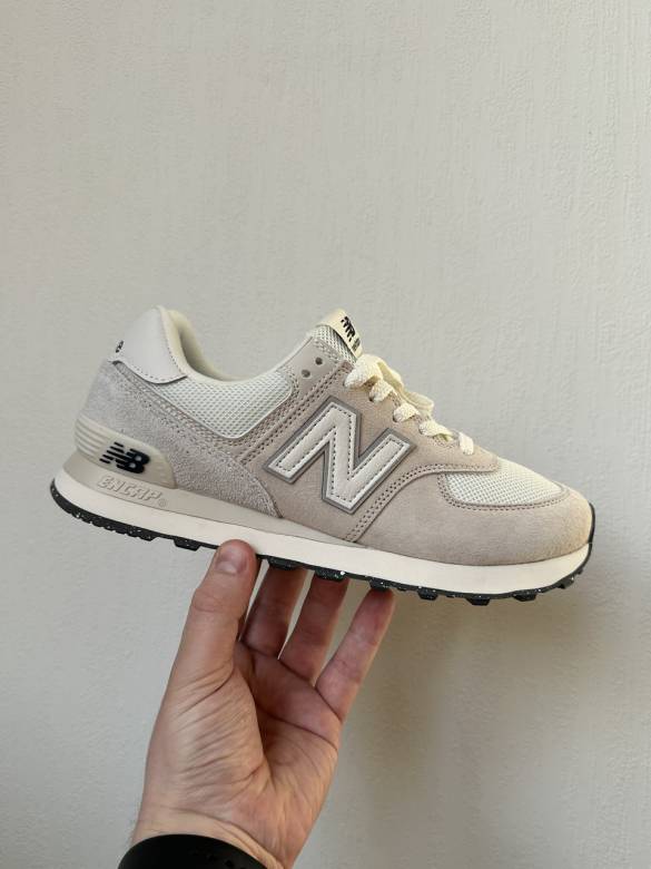 New Balance 574 Beige White 36 42 - фото фото фото 0