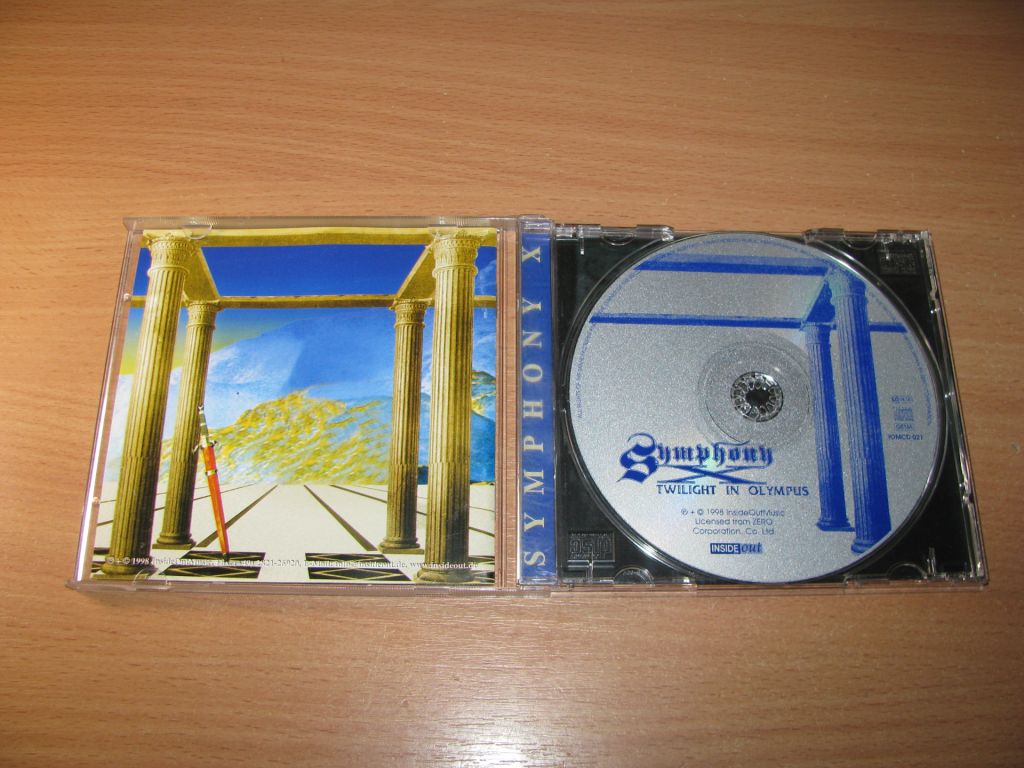 SYMPHONY X - Twilight In Olympus  (1998 Inside Out Music 1st press) - фото фото фото 1